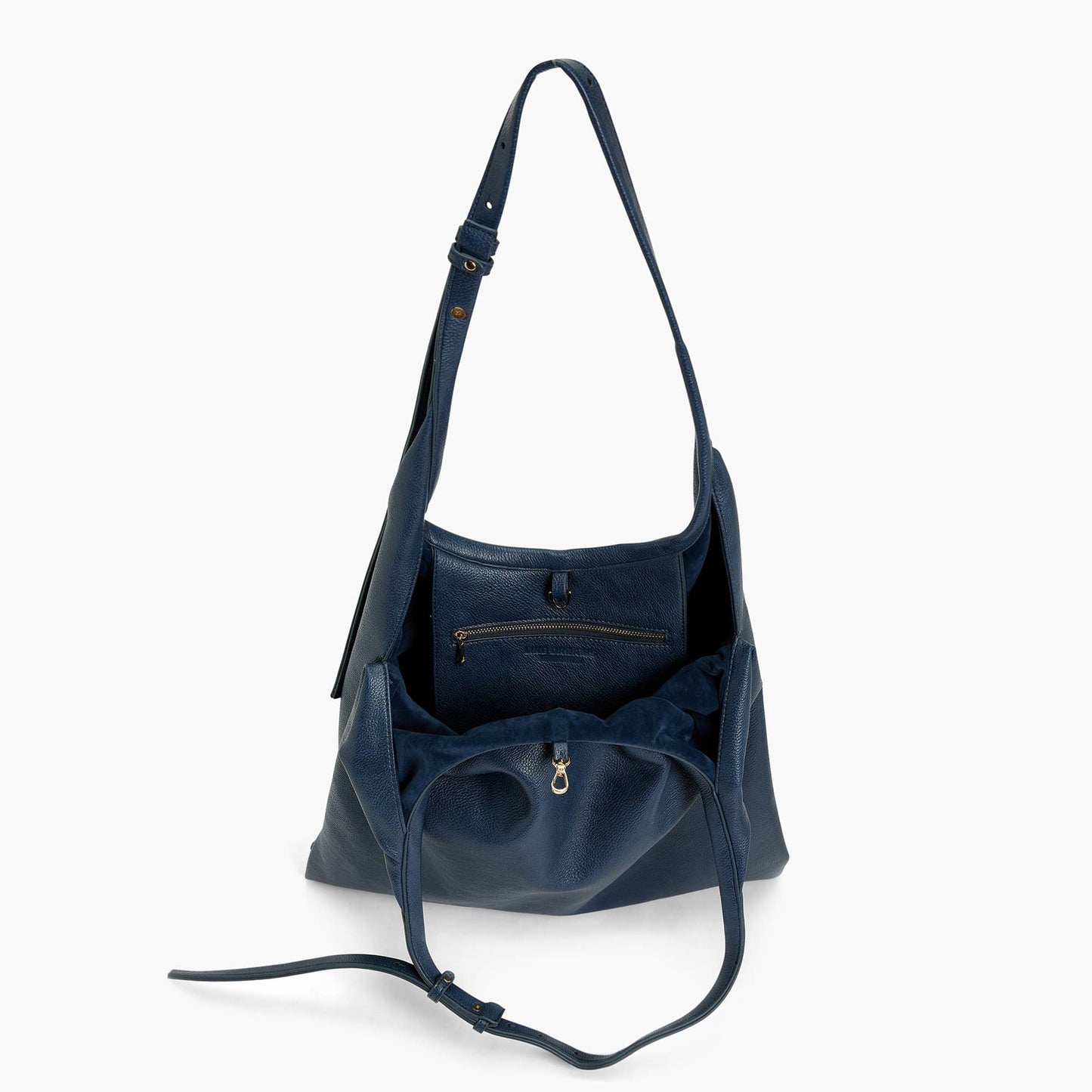 Like Dreams - Juyada Vegan Hobo Tote Bag: Navy