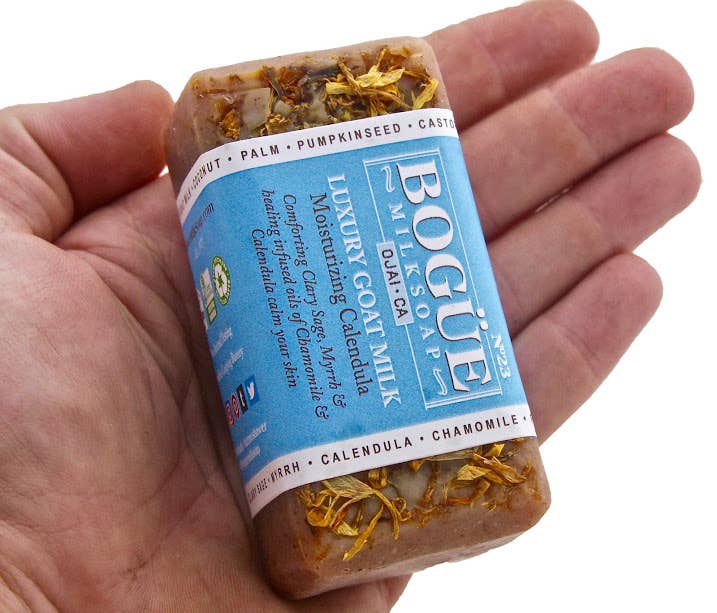 Bogue Milk Soap - No.23 Moisturizing Calendula Goat Milk Bar Soap 4.5oz