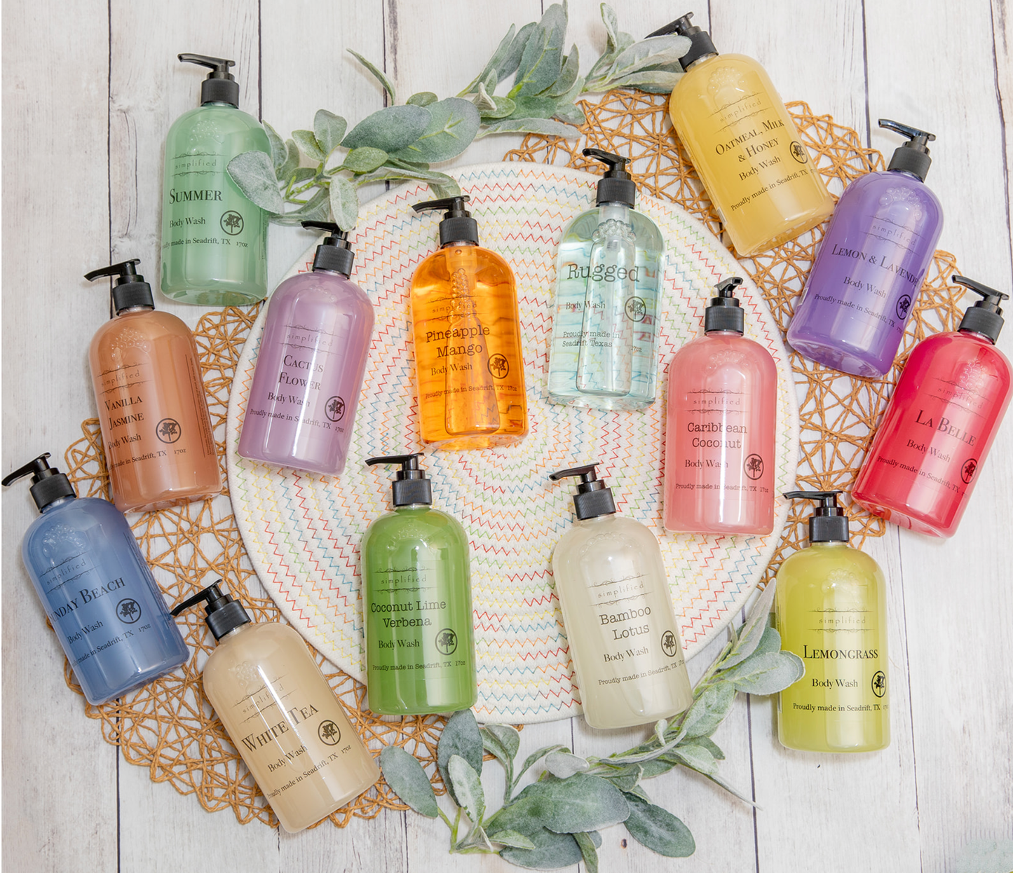 Simplified Soap - 17oz Body Wash: Cactus Flower