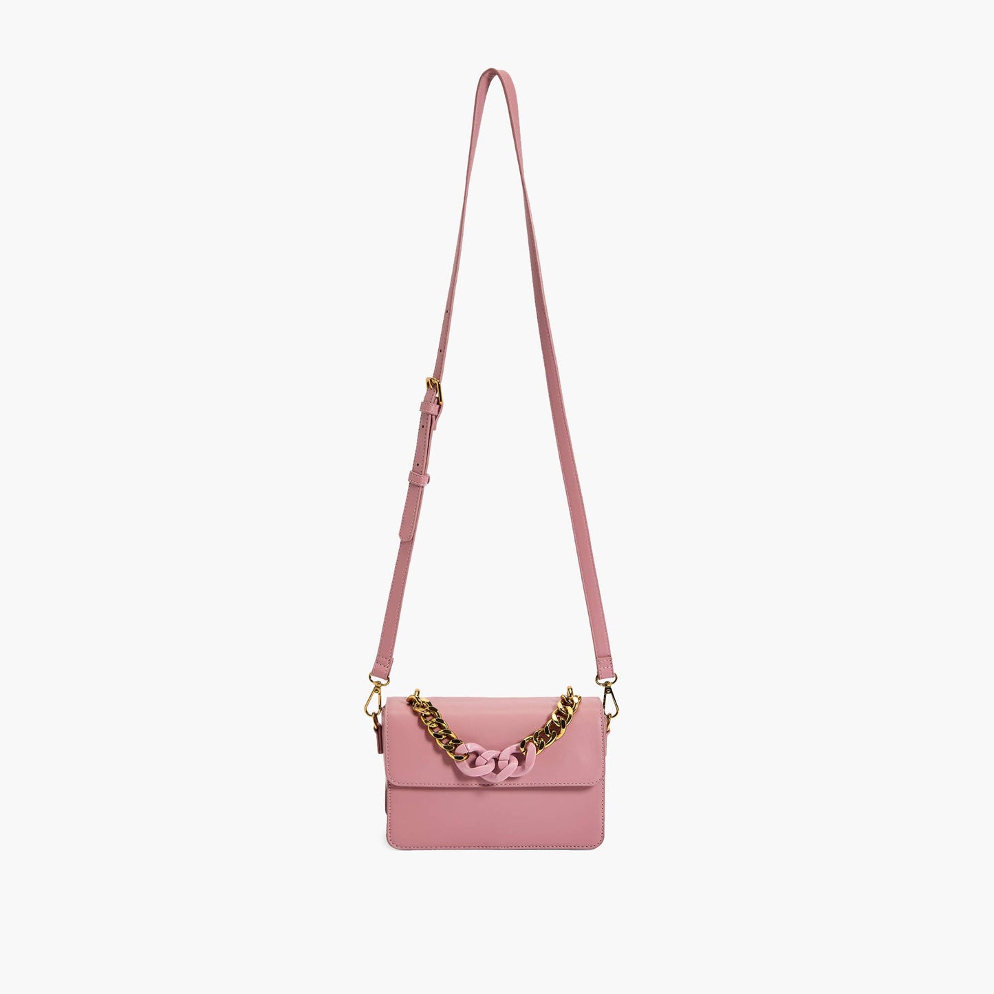 Ellie Chain Crossbody: Mauve