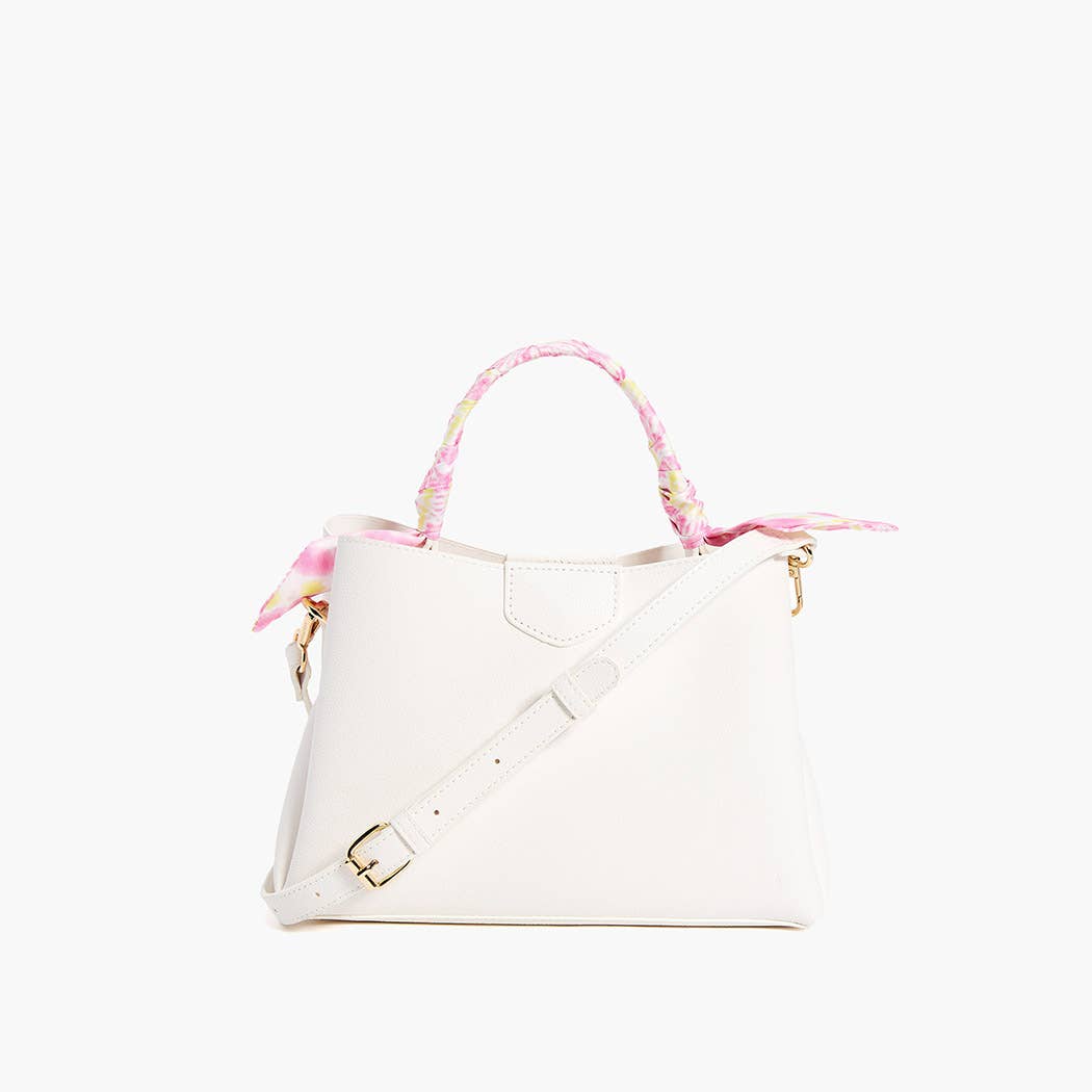 Soleil Top Handle Satchel: Yellow