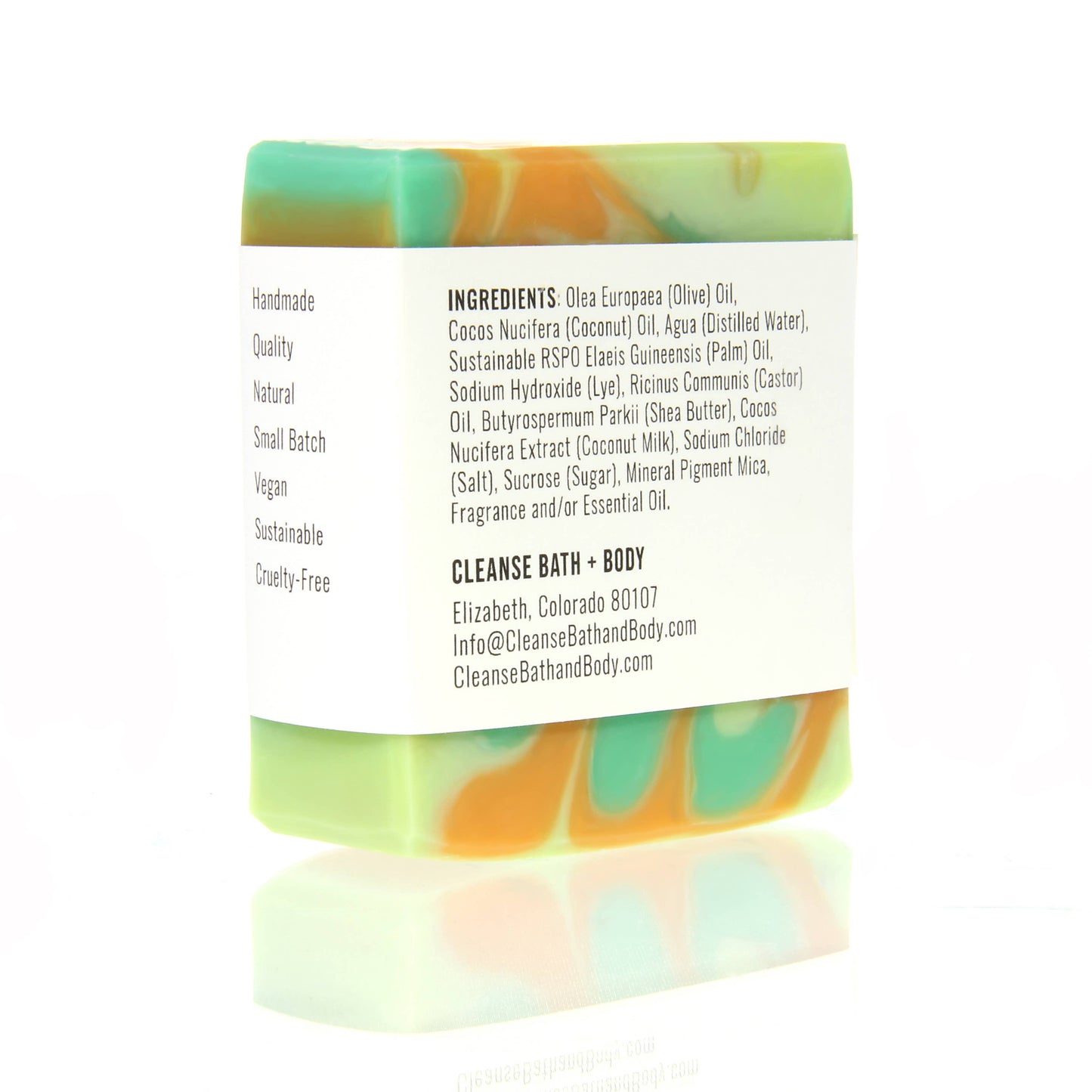 Cleanse Bath and Body - Cucumber Melon - Handmade Bar Soap - Fruit Scent