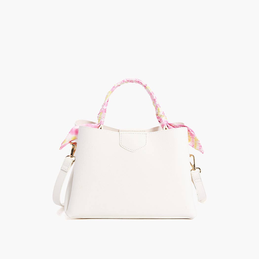 Soleil Top Handle Satchel: Yellow