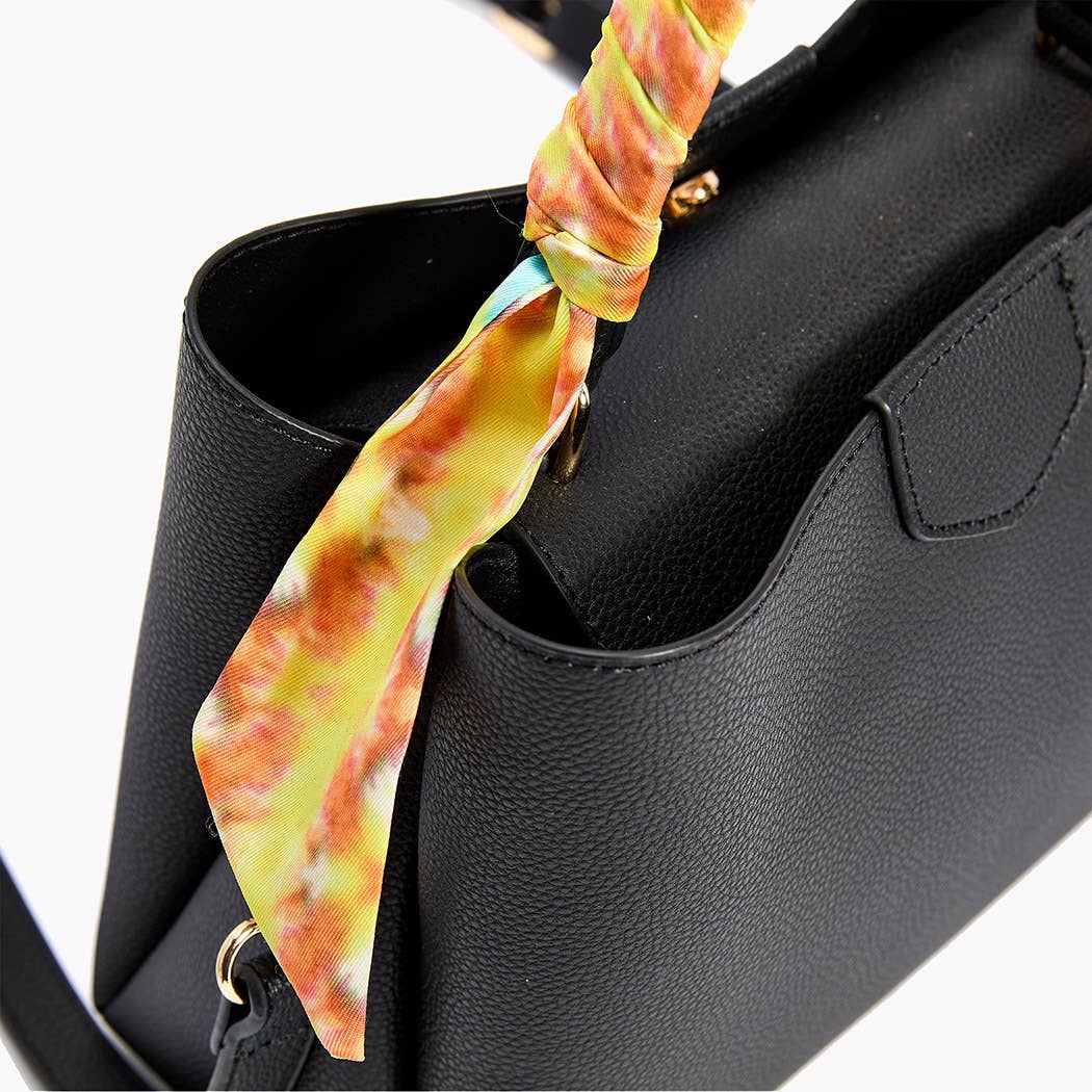 Soleil Top Handle Satchel: Yellow