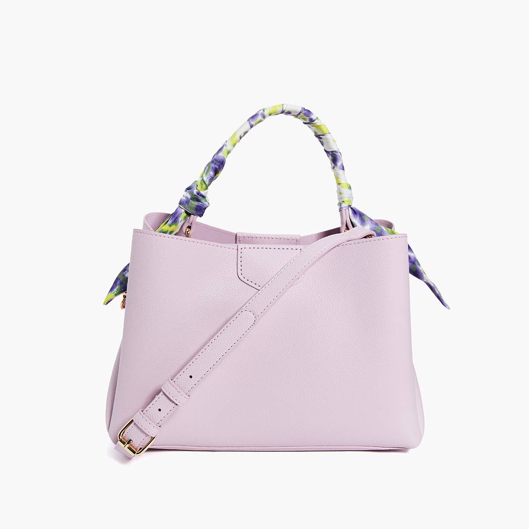 Soleil Top Handle Satchel: Yellow