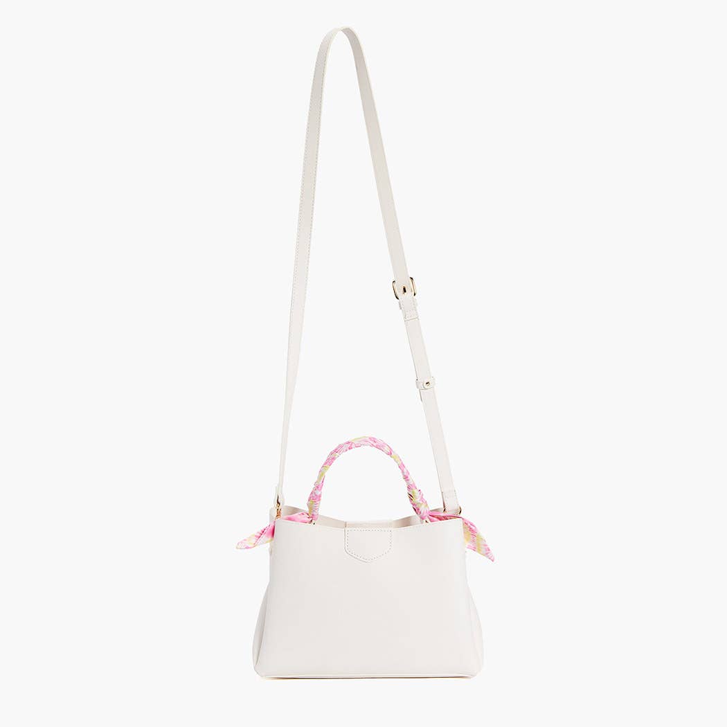 Soleil Top Handle Satchel: Yellow