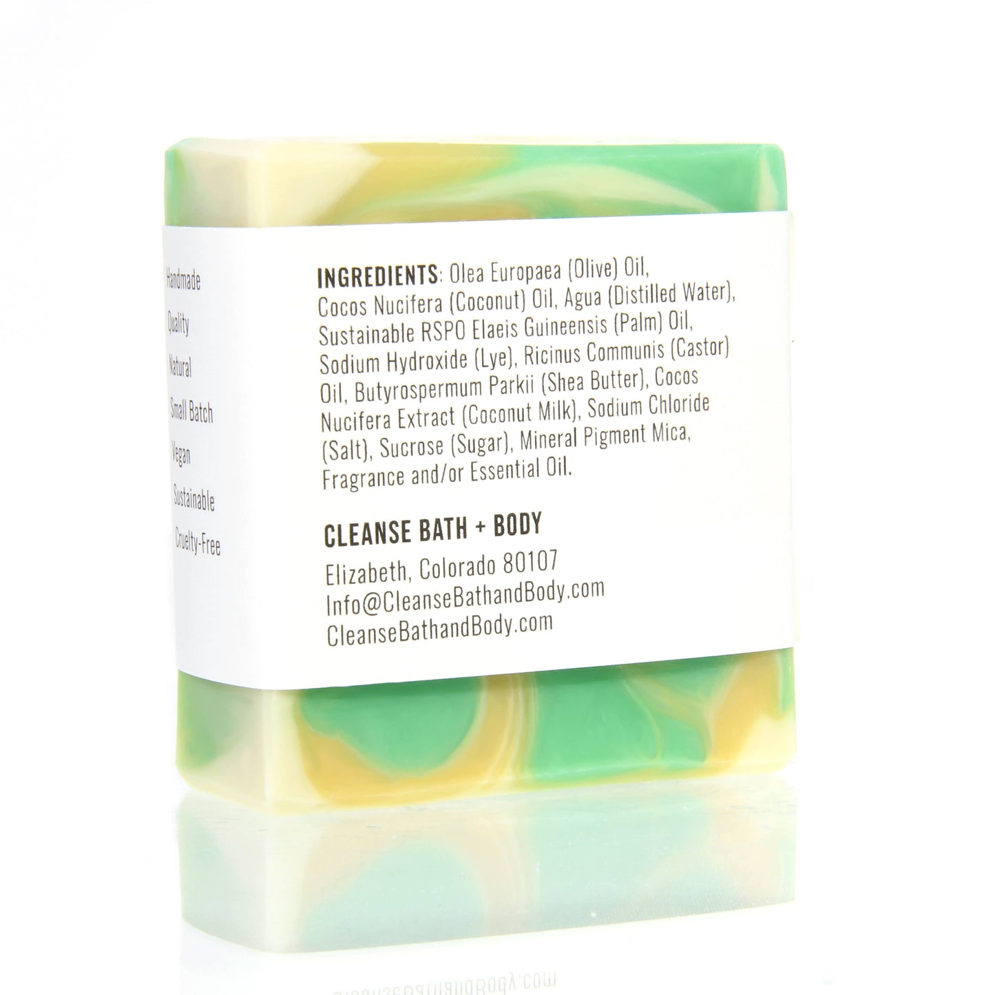 Cleanse Bath and Body - Gardenia and Lily - Handmade Bar Soap - Floral Scent