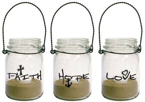 Divinity Boutique - Mason Jar Lanterns (3 Pack)