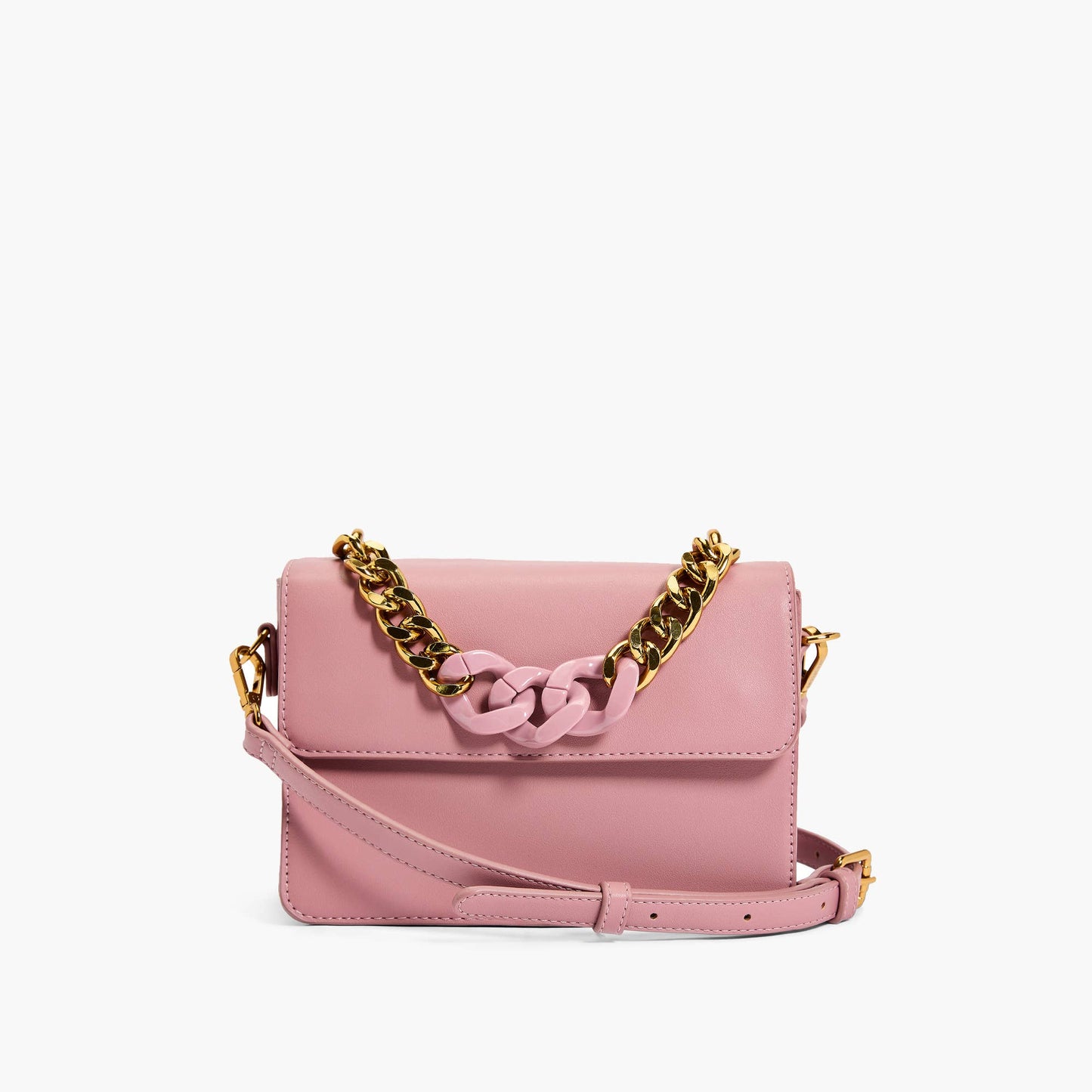 Ellie Chain Crossbody: Mauve
