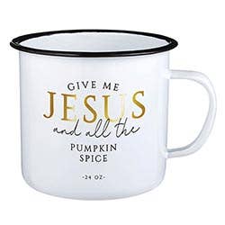 Faithworks by Creative Brands - Enamel Mug -Pumpkin Spice