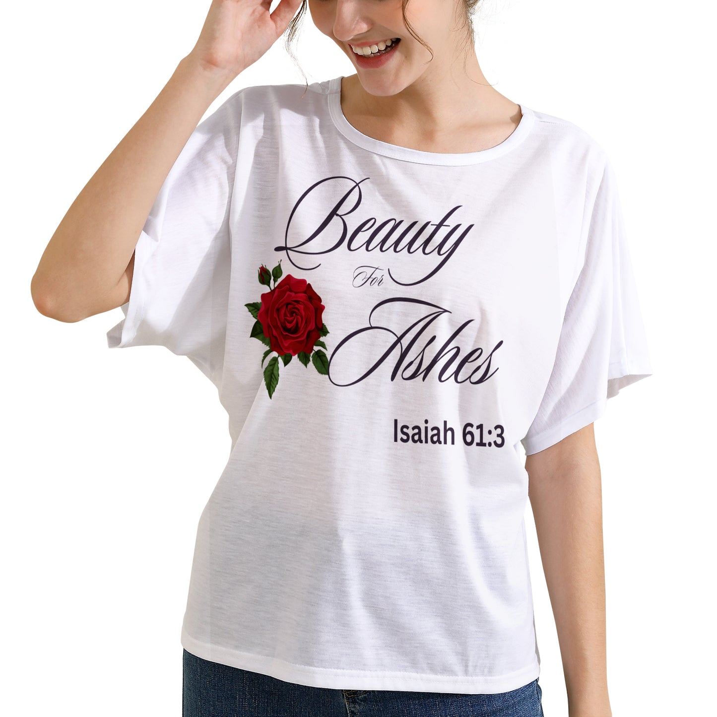 Beauty for Ashes Women's Batwing Sleeve Tee