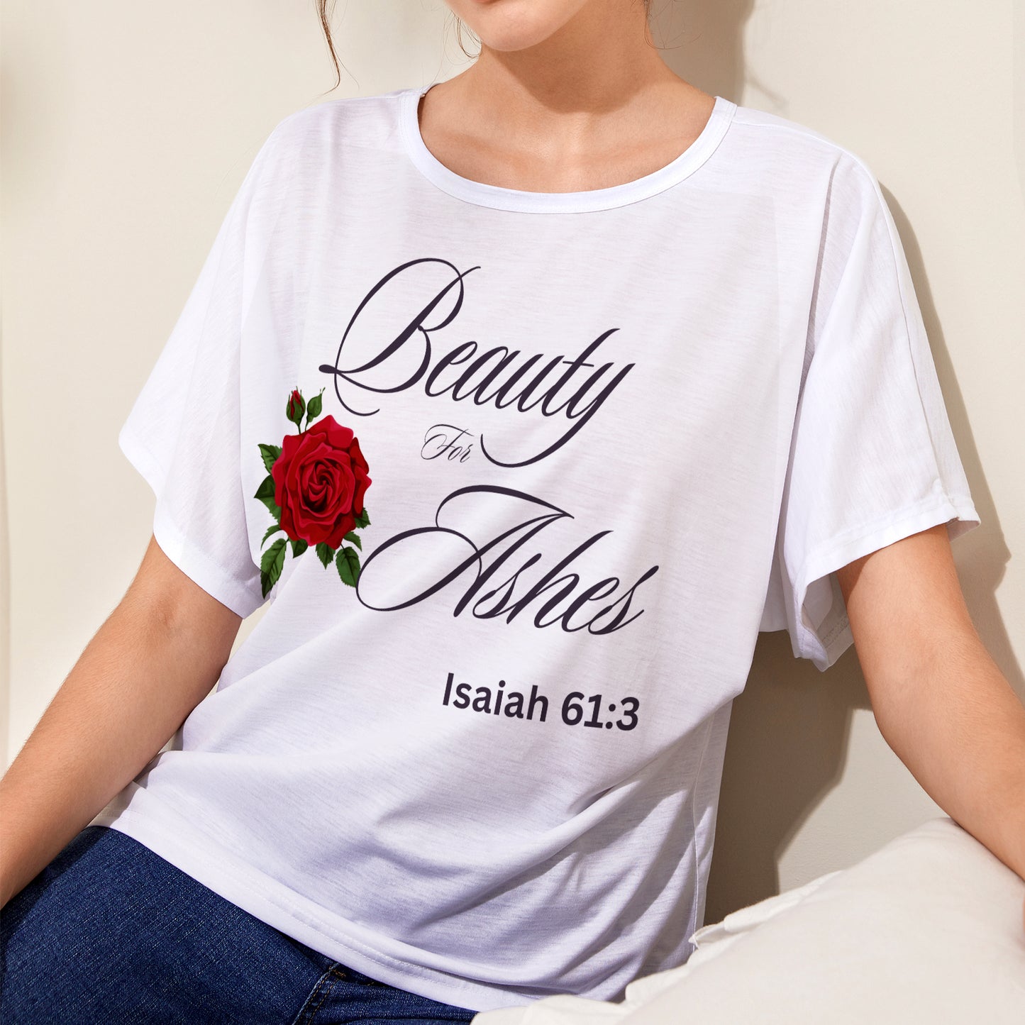 Beauty for Ashes Women's Batwing Sleeve Tee