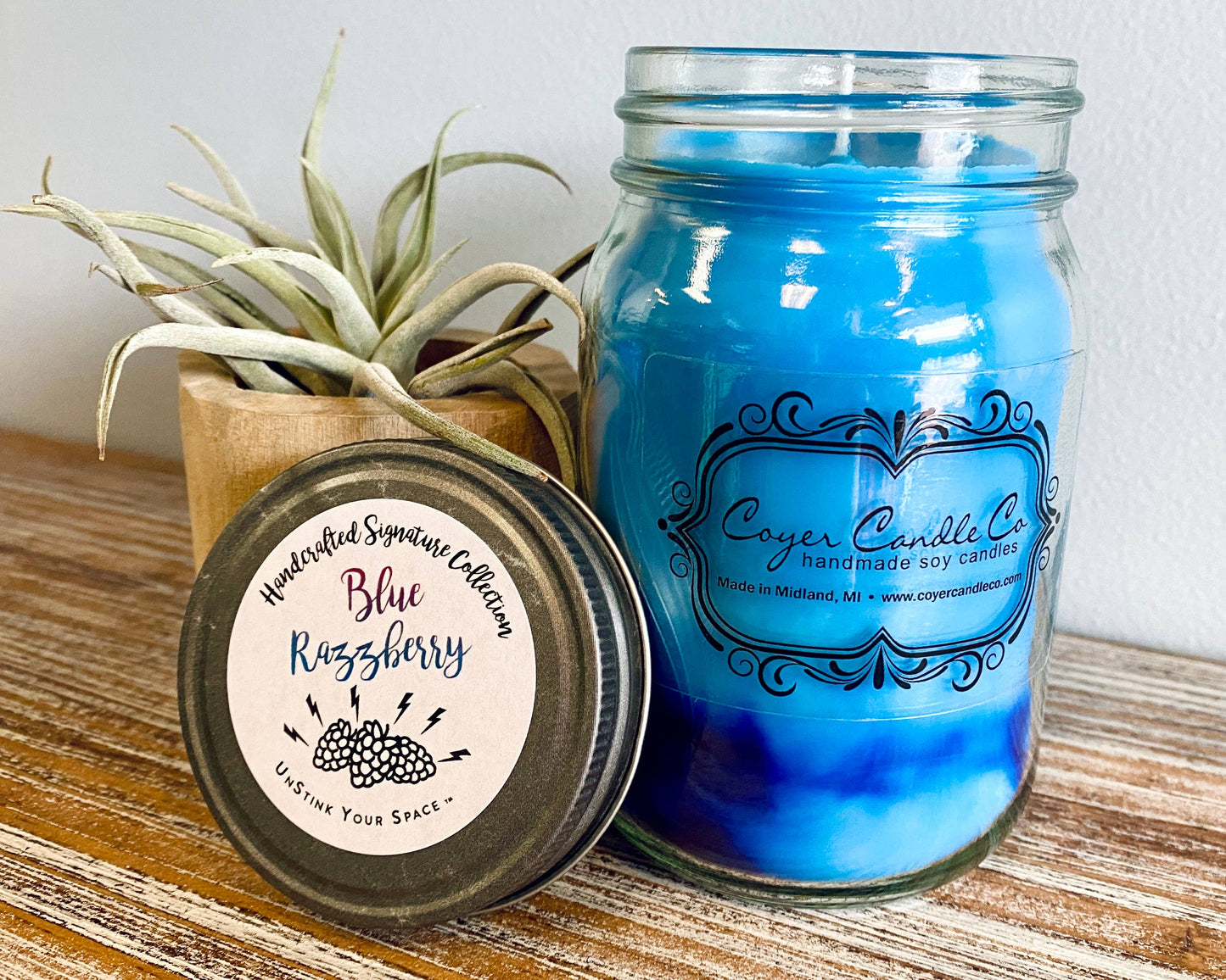 Coyer Candle Co. - 16 oz. Pint Mason Jar Candles - Spring Collection: Pecans n' Maple Syrup Waffles