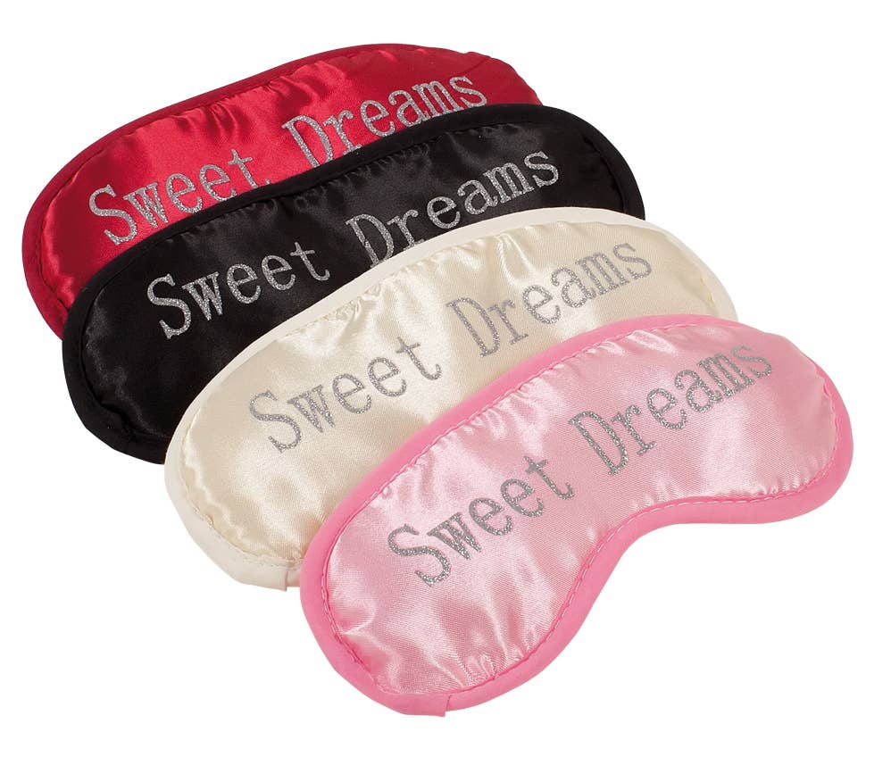 Croll & Denecke - Satin eye eye mask, 'Sweet Dreams' Sleep Wellness: Pink