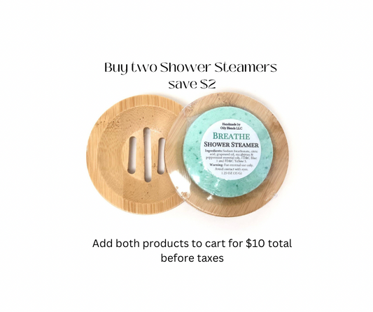 Oily Blends - Essential Oil Shower Steamers: Breathe