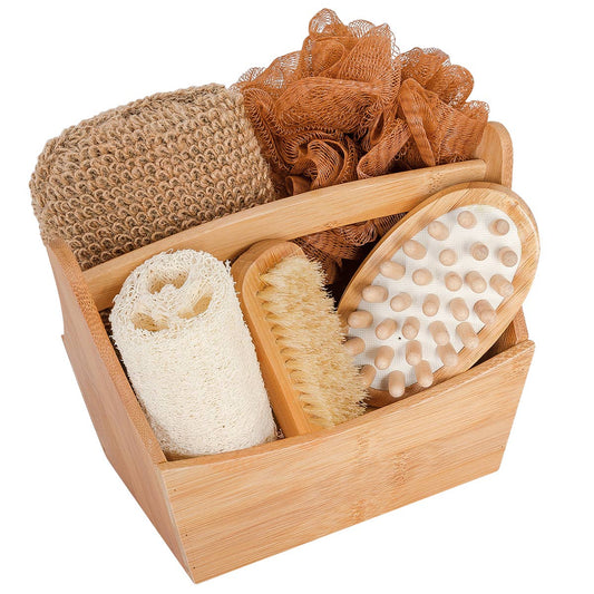 Croll & Denecke - Spa basket gift set in bamboo set, sale Braut Spa