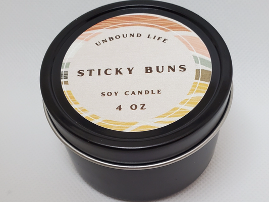 Sticky Buns scented Soy Candle