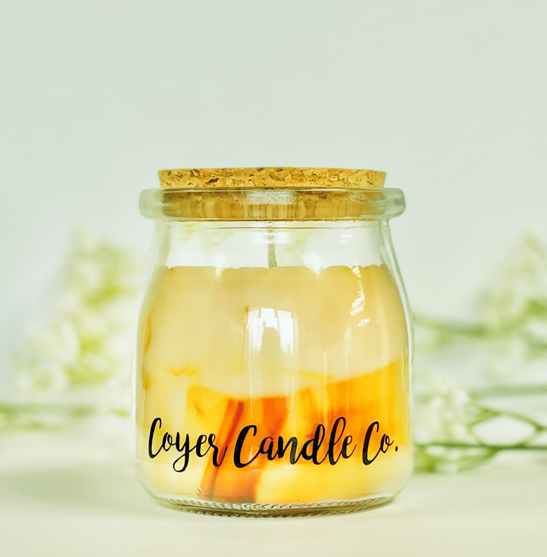 Coyer Candle Co. - 5 oz. Studio Jar Candles - Spring Collection: Swirled / Pecans n' Maple Syrup Waffles