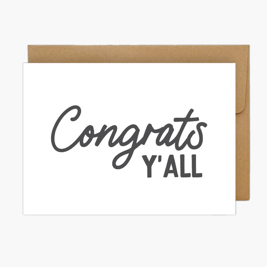 Congrats, Y'all Greeting Card