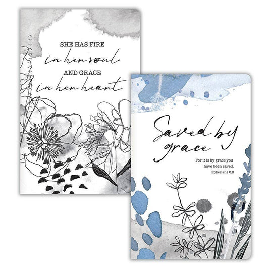 Faithworks by Creative Brands - Notepad Set-Saved By Grace