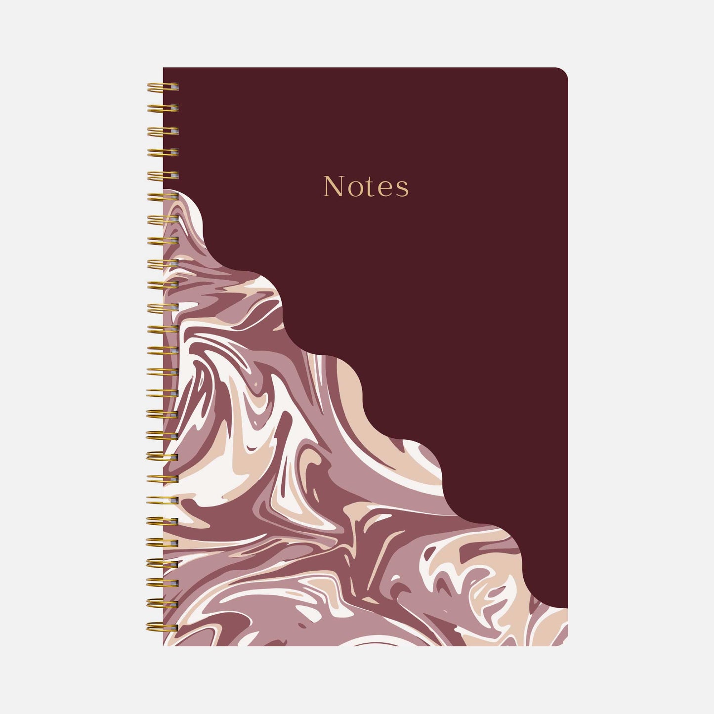 Define - Gold Spiral Notebooks