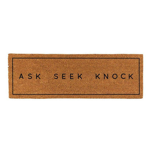 Faithworks by Creative Brands - Doormat-Ask Seek Knock
