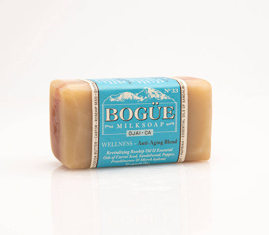 Bogue Milk Soap - No.33 WELLNESS Anti Aging Blend Goat Milk Bar Soap