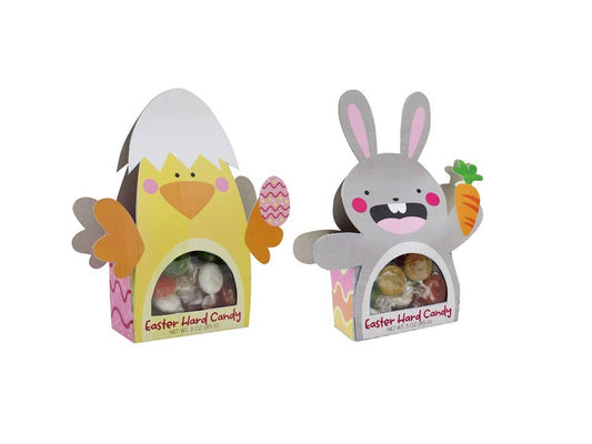 Too Good Gourmet - Easter Baby Bunny & Baby Chick Hard Candy (3oz): Assorted - 6 of each