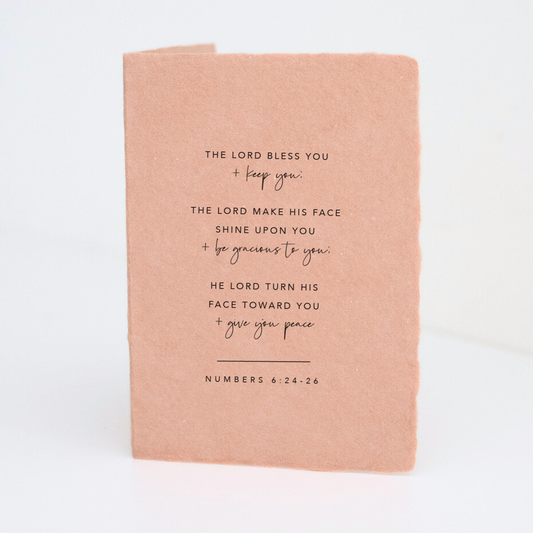 "Lord Bless You & Keep You" Religious Greeting Card